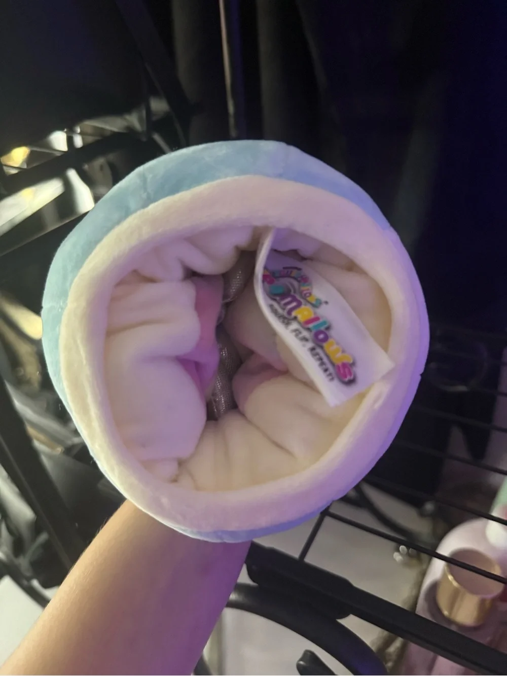 Squishmallows Pastel Pink & White Winged Panda- Unicorn flipable Plush Pet Toy